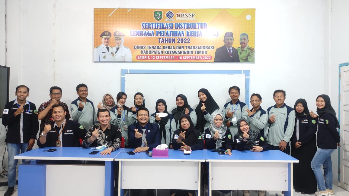 Sertifikasi Instruktur LPK di Kab. Kotawaringin Timur Tahun 2022